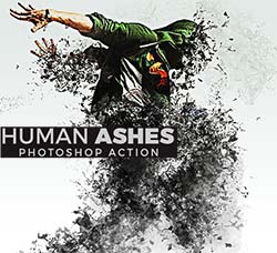极品PS动作－骨灰抽离：Human Ashes Photoshop Action